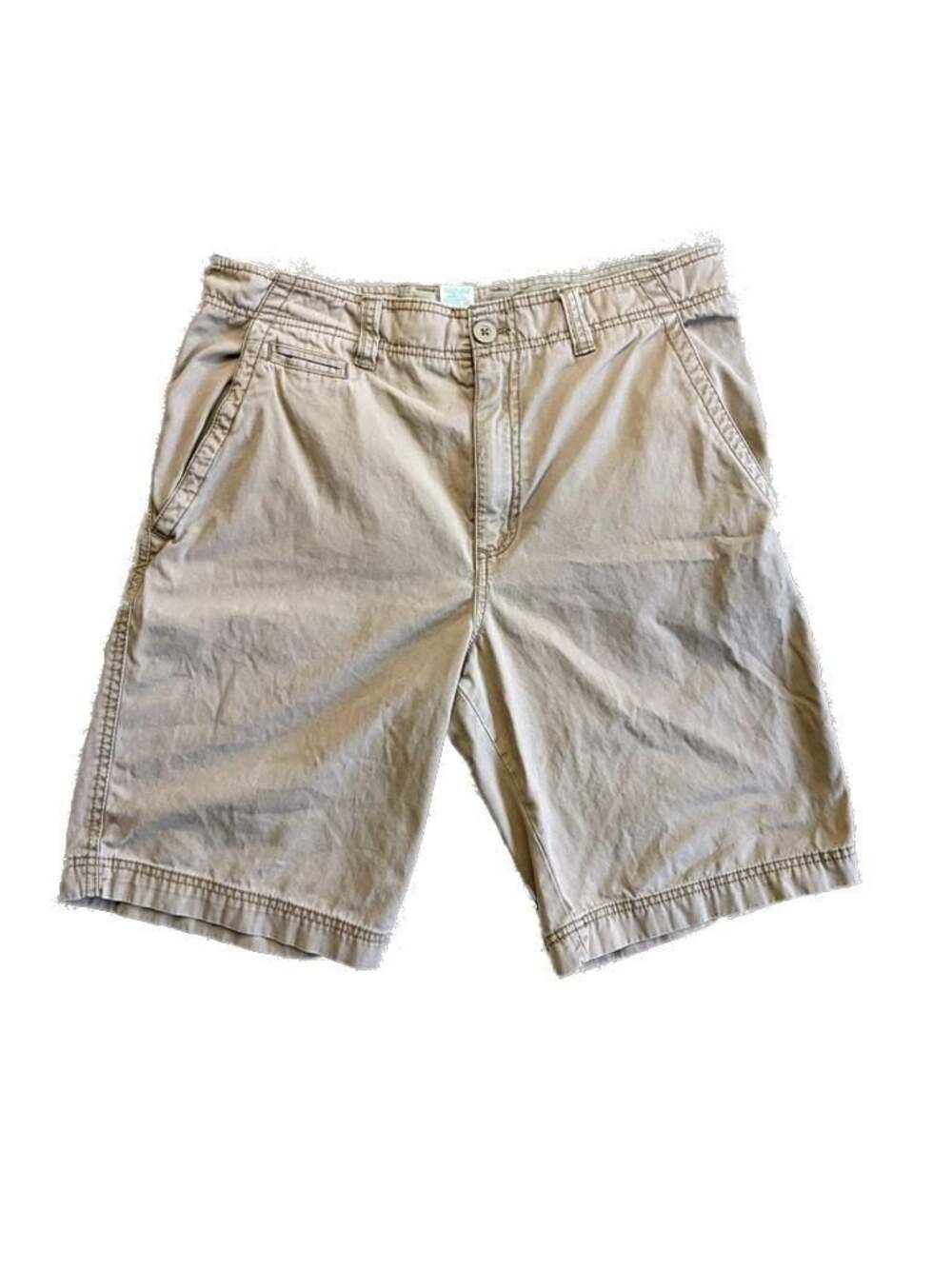 Faded Glory Men's Tan Cotton Cargo Shorts Size 32